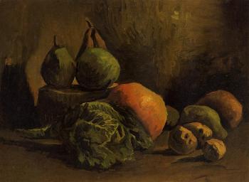 Vincent Van Gogh : Still Life with Vegetables and Fruit